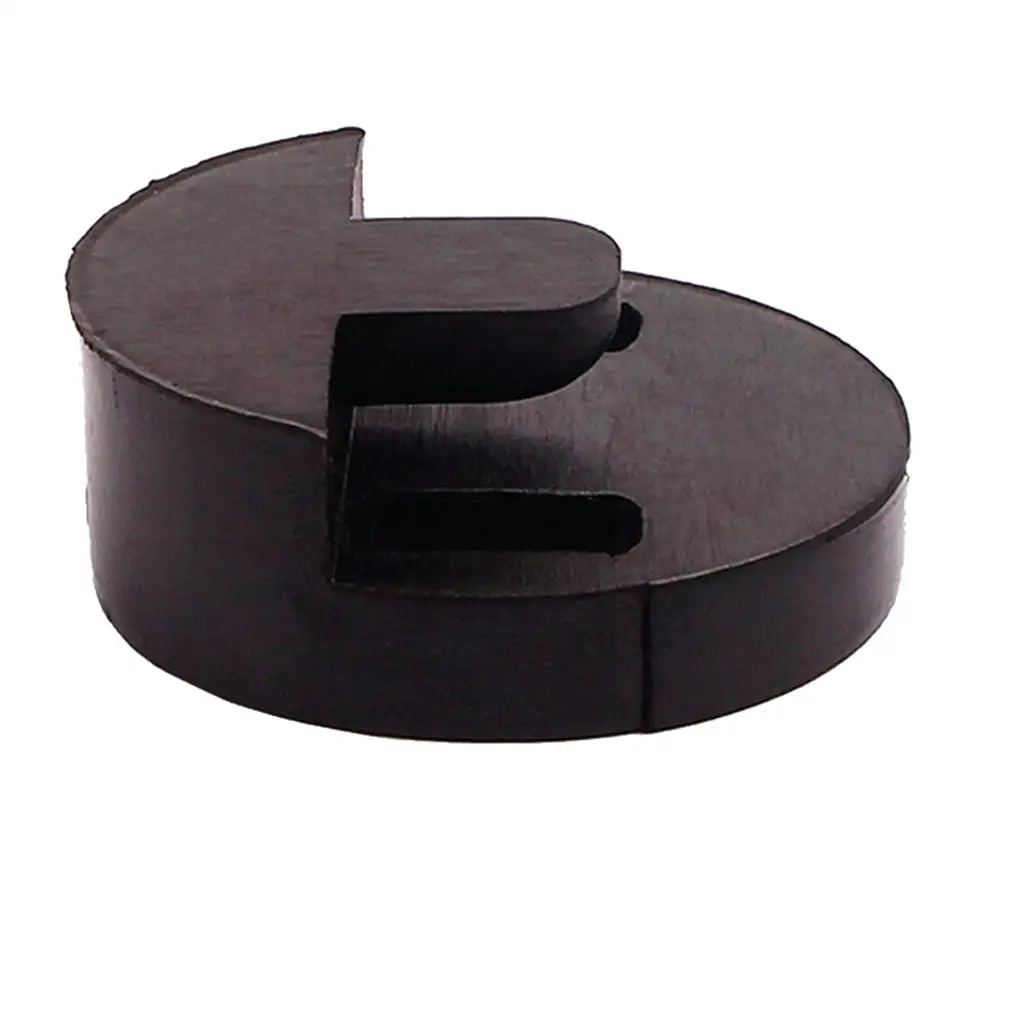 Round Two Hole Cello Mute Durable Rubber Tourte Style Sound Dampener for Focused Practice and Rehearsal