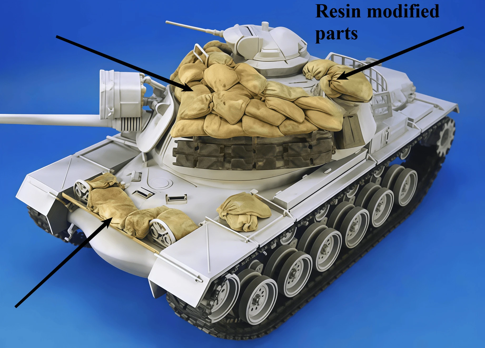 

1/35 Cast Resin Model, Scene Model Making Tank Parts Modification Parts Gk, Uncolored Model