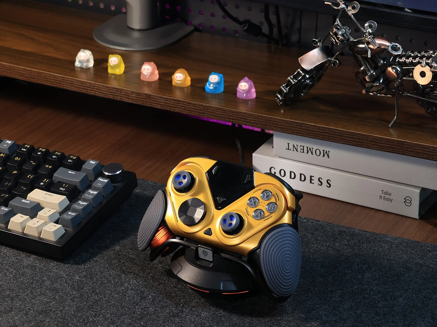 EasySMX D15 3-Modus-Spielcontroller, Gamepad mit TMR-Joystick, RGB-Ladestation für Nintendo Switch, PC, Android, iOS – Detail 13