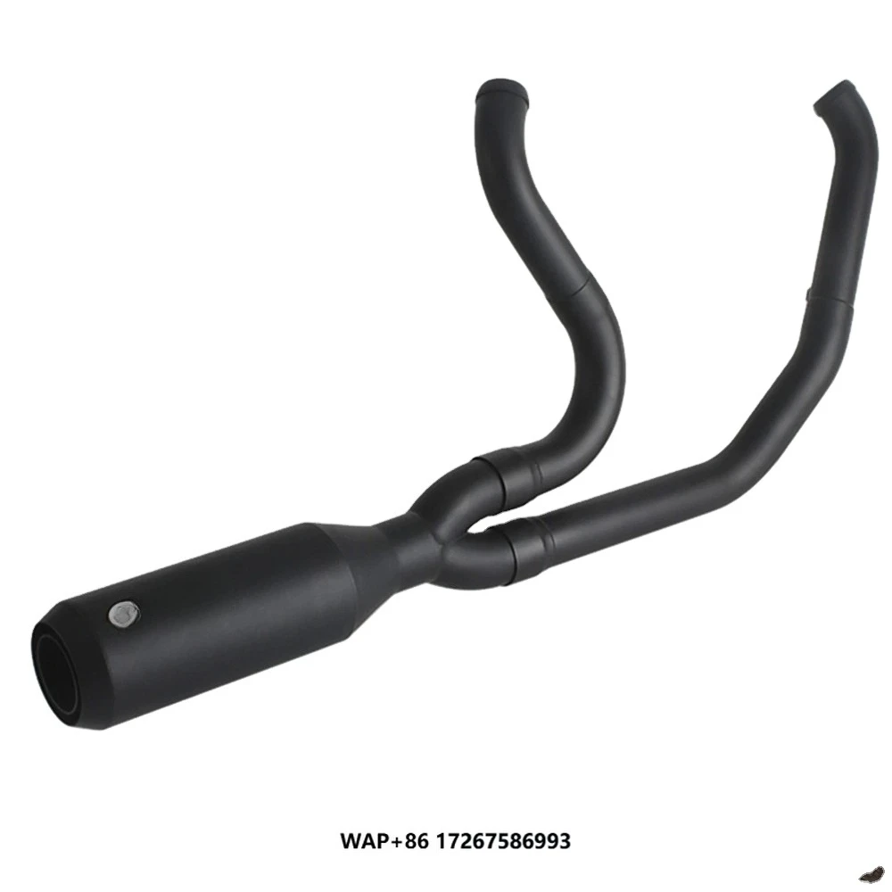 

2-Into-1 Motorcycle Full Exhaust System Steel for Road Glide FLTRX FLTRXST FLTRU 2017-2025