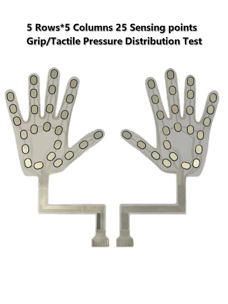 G0505M Palm Grip Film Pressure Sensor Flexible Piezoresistive Highly Fitable Wearable Force Measurement a pair(1 right 1 left)