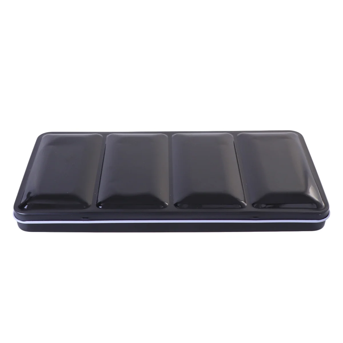 Empty Iron Boxes Watercolor Subpackage Case Solid Pigment Storage Paint Case with 12 Paint Grids