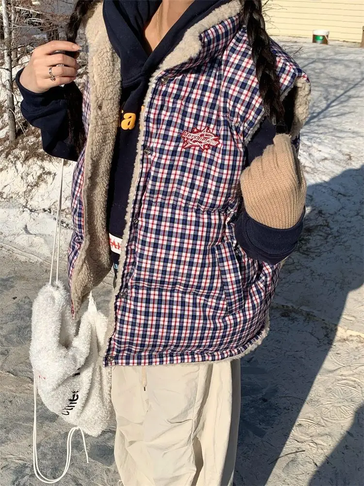 

Vests Waistcoats Thick Womens Embroidered Spring Linen Minimalist Lapels Single-Button Tailored Pure Cleanfit Urban Gentle Retro