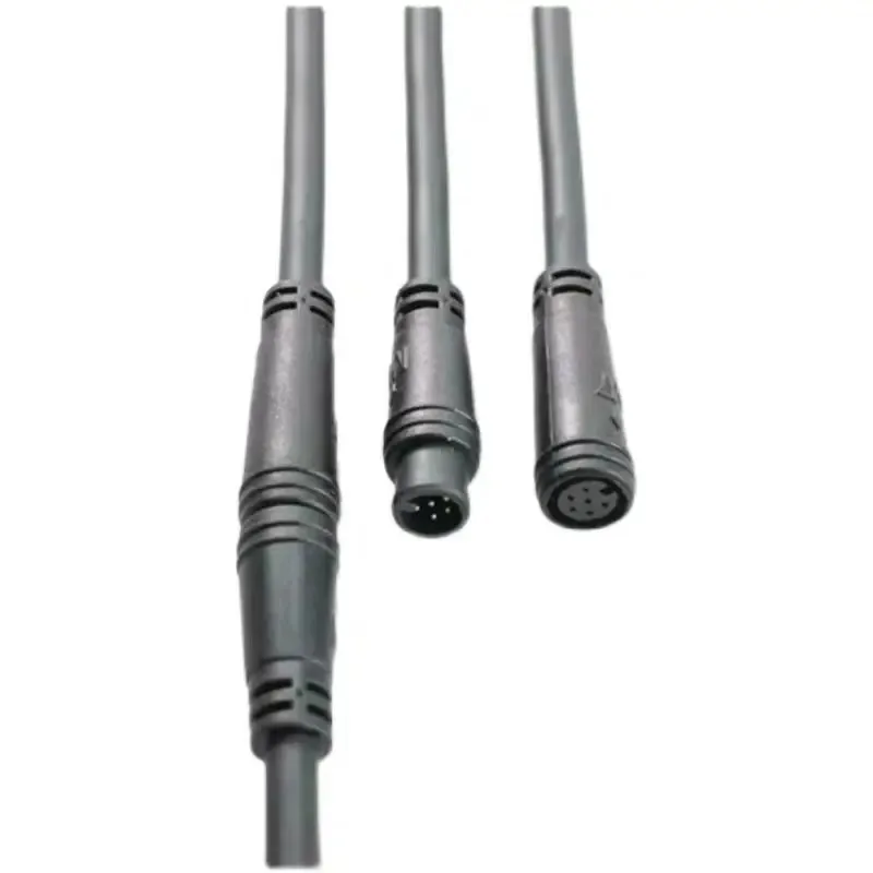 1Pair M7 2 3 4 5 6 Pin Male Female Julet Electric Bike Butt Plug Connector Waterproof Scooter Brake Cable Pluger Signal Sensor