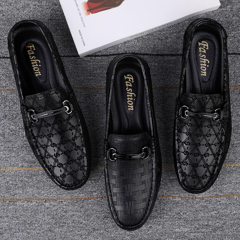 Brand Shoes Men Classic Genuine Leather Loafers Mens Slip-On Driving Shoes Men Casual Shoes High-grade Moccasins Office Shoes