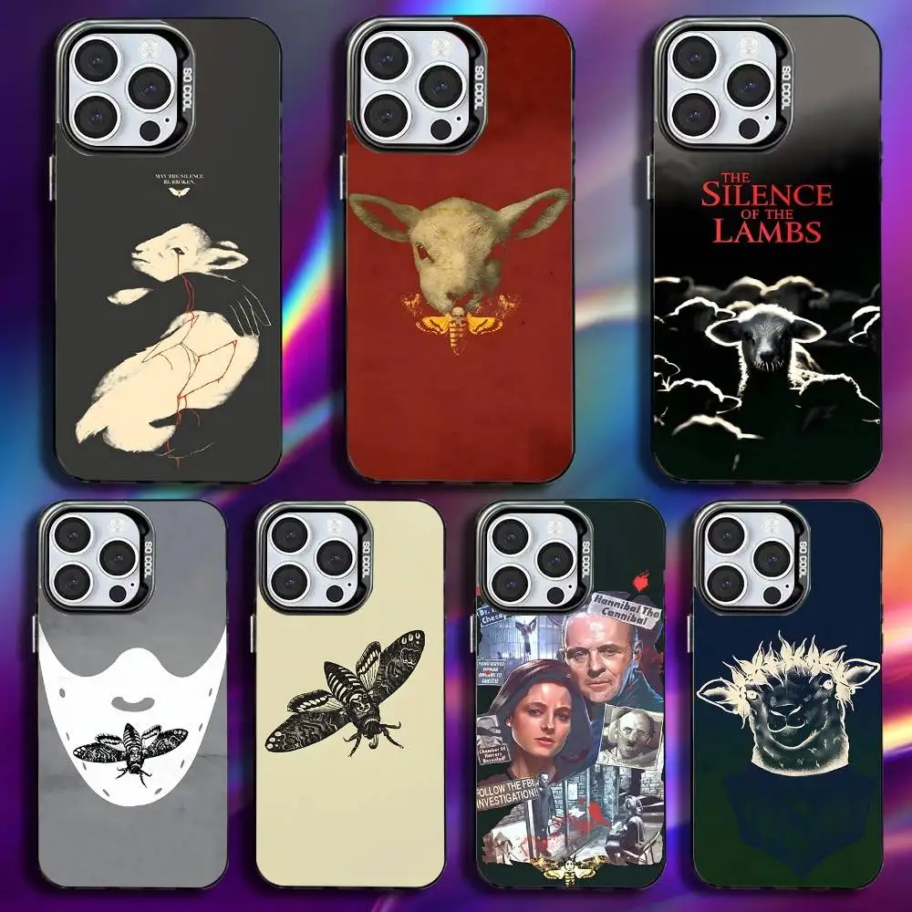 

The S-Silence of the Lambs Phone Case For iPhone 16,15,14,13,12,11,Pro,Max,Plus,Mini,XS,SE Anti Fall Black Matte Hard Bumper