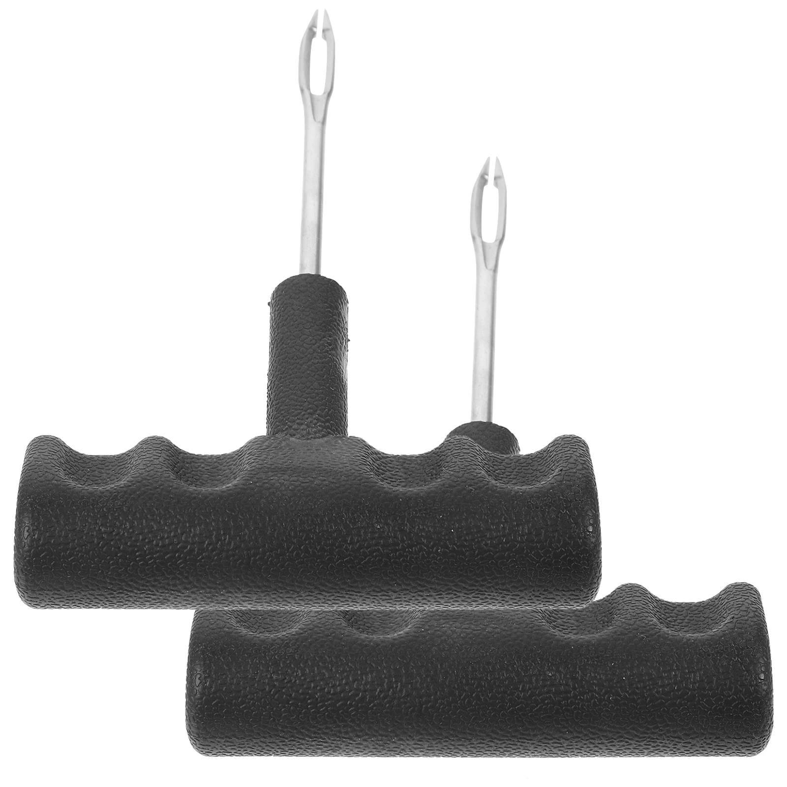 

2pcs Tire Plug Repair Tool Heavy Duty T-Handle Tyre Puncture Fix Tool For Car Truck Motorcycle Flat Tire Repair Durable Metal