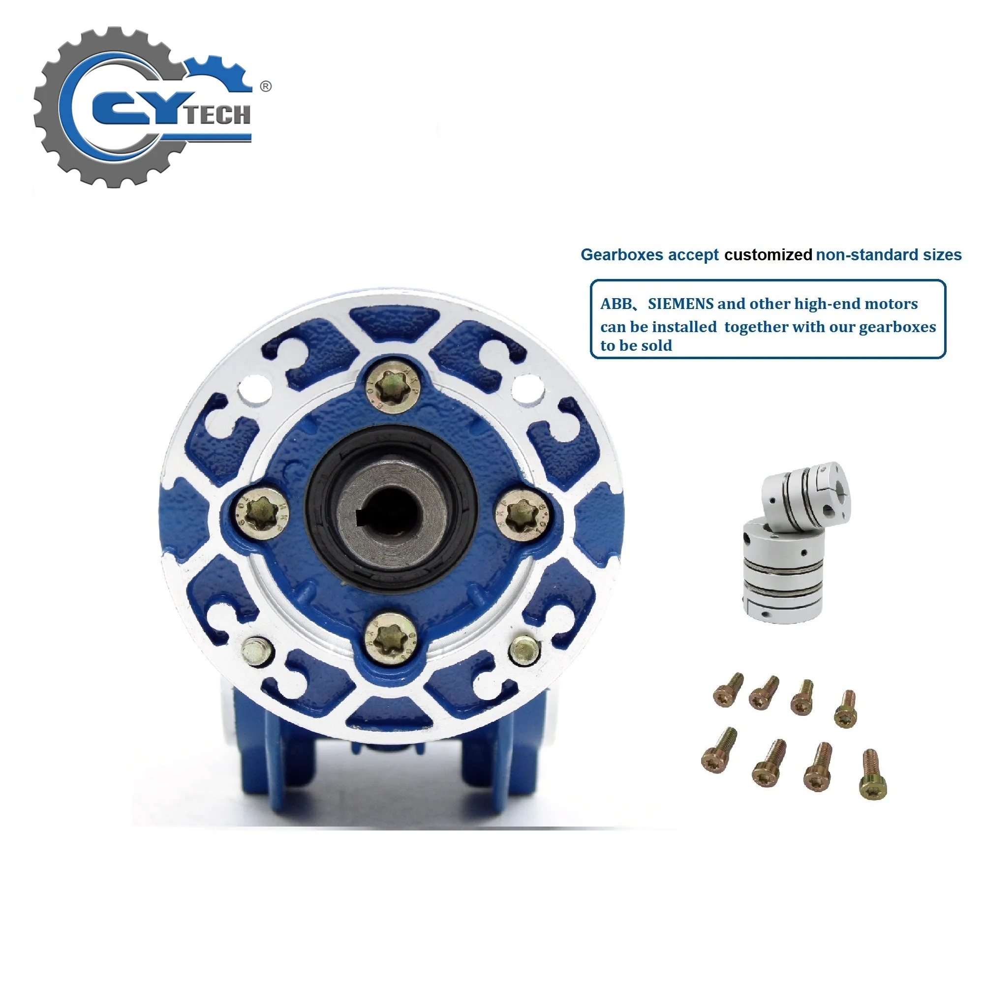 CHENYUE Worm Gearbox CYVF30  Bonfiglioli  SATI VF30 Input 11/9mm Output 14mm Ratio 5:1-80:1 Tin Bronze Free Maintenance