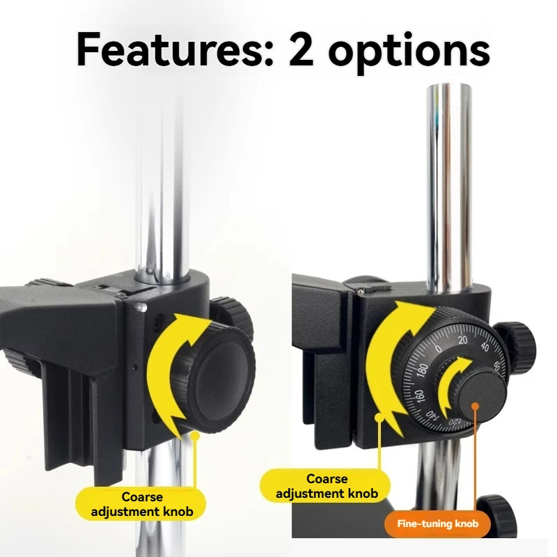 

Adjustable Height Lifting Support Stand Assembly, Microscope Fine And Coarse Focus Adjustment Stand SZMST60 32/76mm 25/40/50