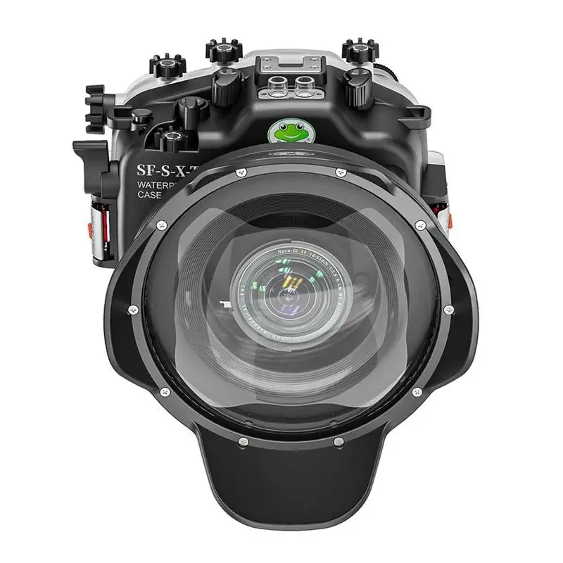 Seafrogs Diving Housing Case With 6“ 8‘ PC Dome Port For FUJIFILM X-T5  XF 16-55  XC16-50  XF18-55 Lens