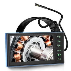 GXTWLSIX 7 Inch IPS Screen Industrial Endoscope Camera 2 Megapixel Lens HD1080P Car Inspection Borescope