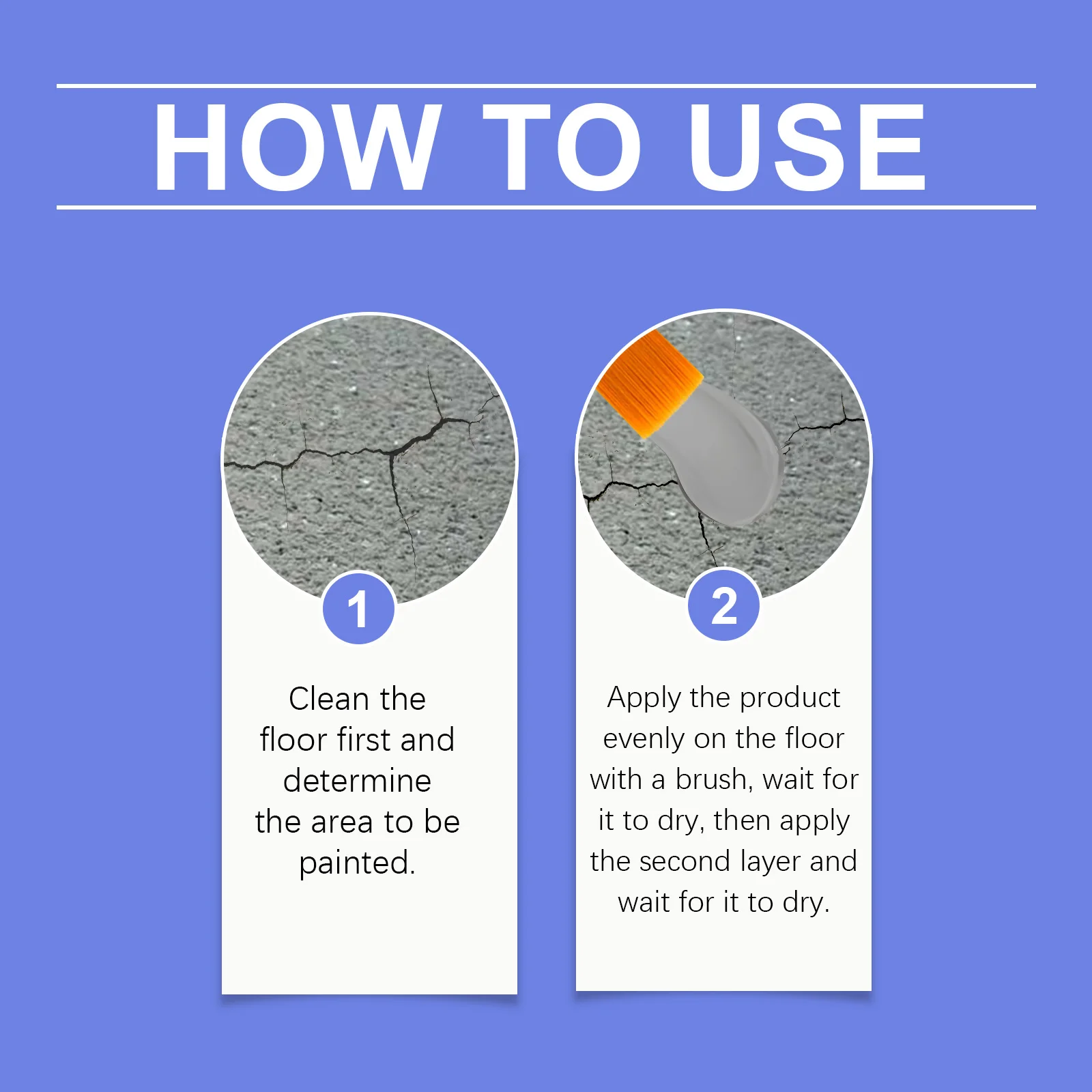 طلاء أرضيات إيبوكسي مقاوم للماء قائم على الماء، طلاء أرضي واقٍ متين، يدوم طويلاً، مقاوم للماء، حجم عبوة صغيرة جذابة