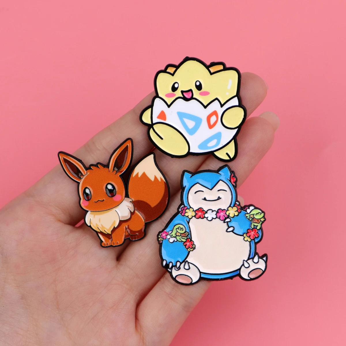 لطيف شخصيات كرتونية المينا دبابيس الكرتون الحيوانات بروش التلبيب شارة بدبوس على ظهره الملابس والاكسسوارات هدايا مجوهرات الأزياء #2