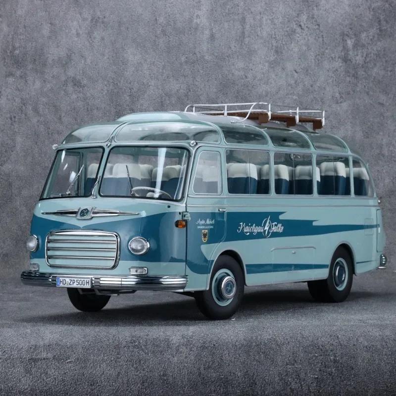 Schuco 1/18 Setra S6 Kraichgaufalke Legering Motorvoertuig Diecast Modellen Auto Speelgoed Collectie Jongen Kerstcadeaus