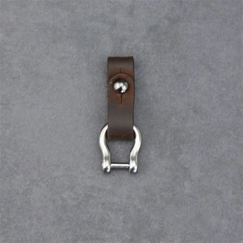 New Horseshoes Buckles Titanium Alloy 10 Styles D Bow Staples Keychain Hook Outdoor Accessories