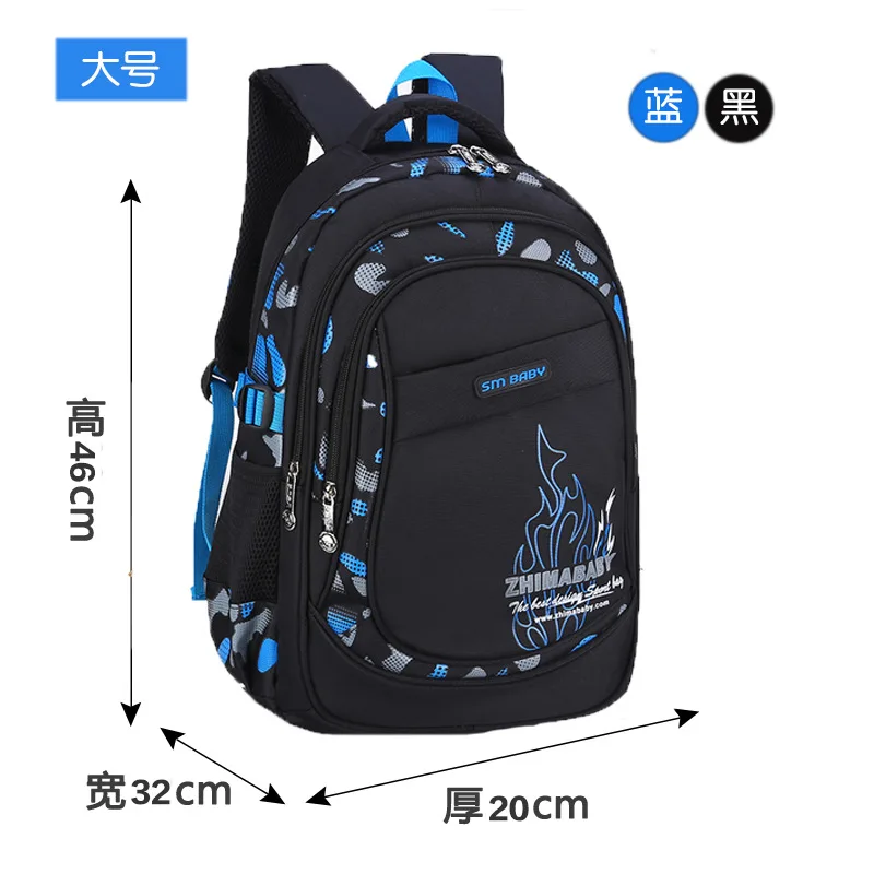 Kids backpack Primary children School Bags For Boys large orthopedic Backpack Waterproof Schoolbag big Book Bag mochila infantil