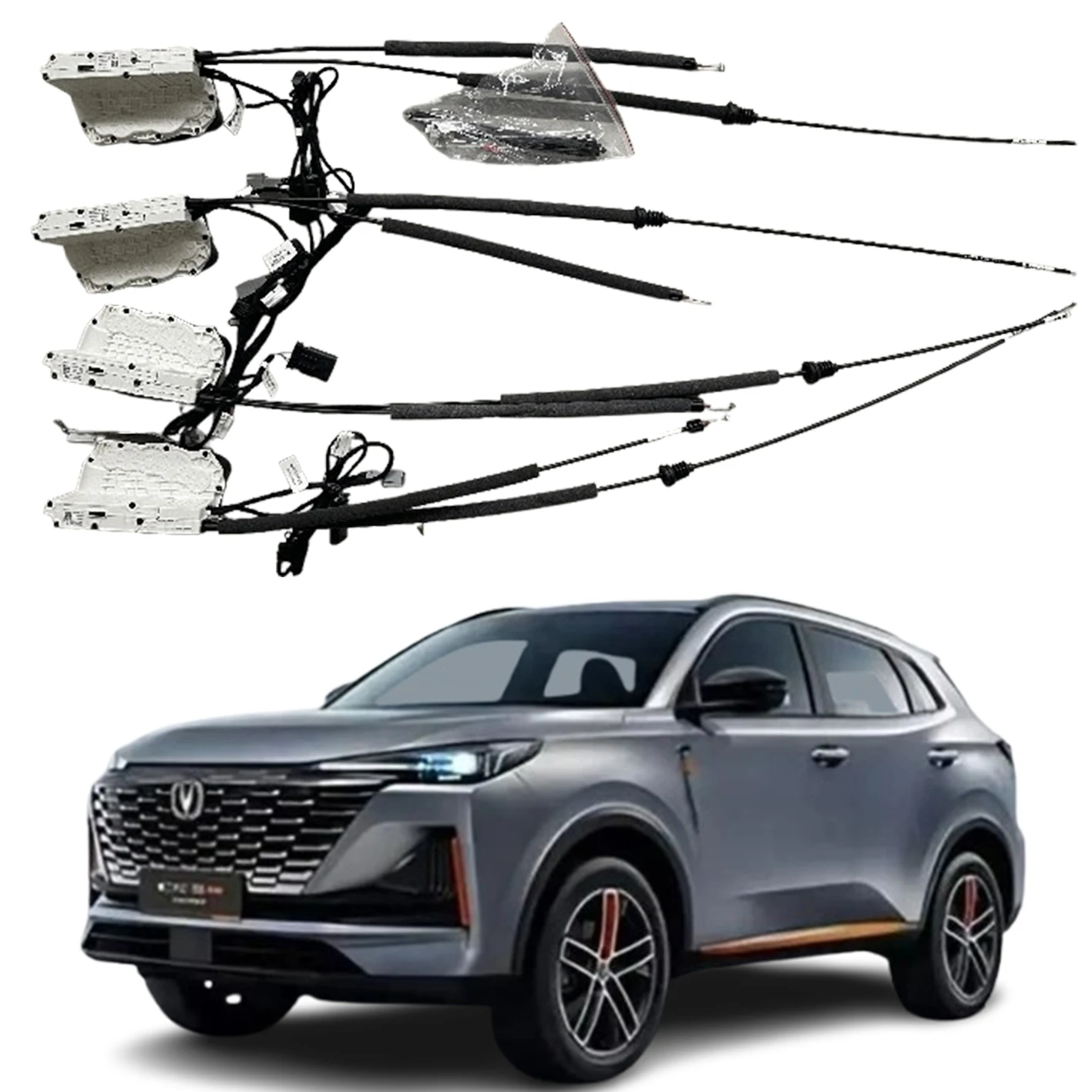 

Двери с электроприводом и плавным закрыванием для автомобилей Changan CS55 Plus 2023+