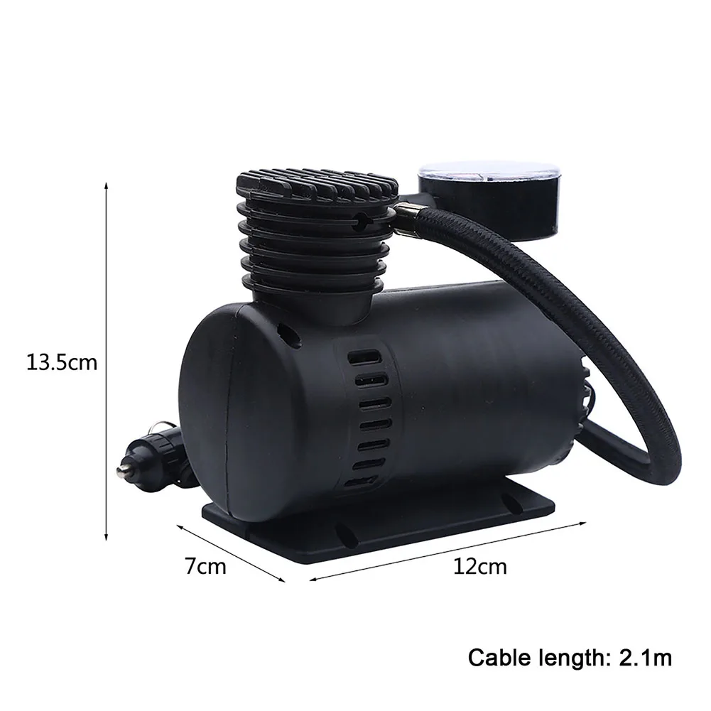 12V Car Electric Air Pump 300psi Air Compressor Tire For Inflator For Vehicles Car Tyre Inflator Mini Compressor Inflatable Pump