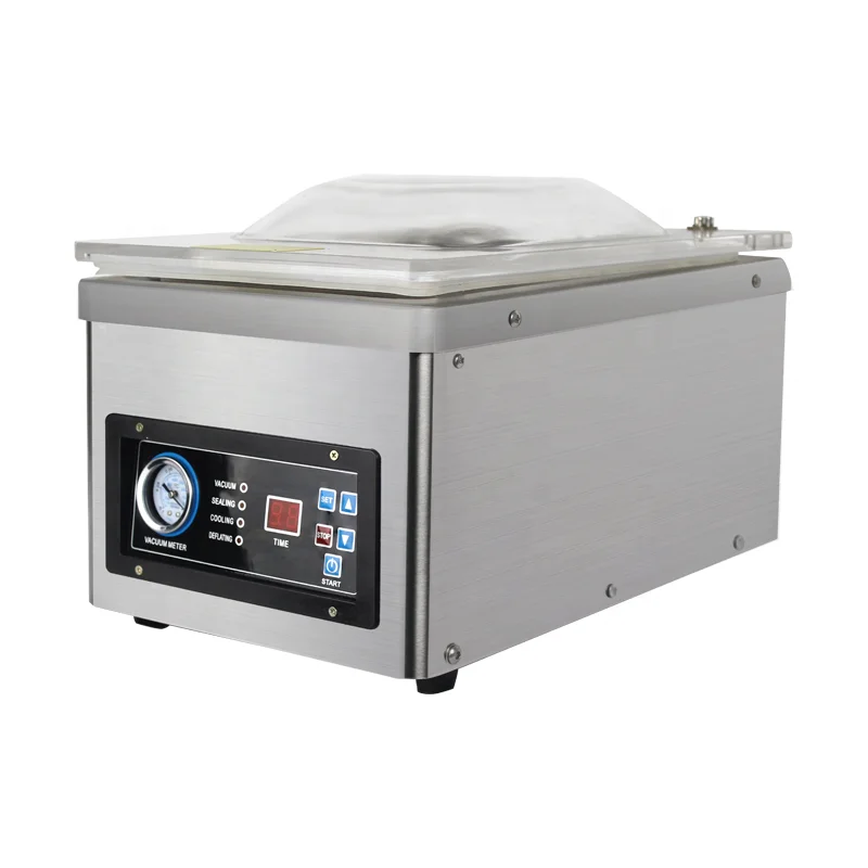 DUOQI DQVC-210 Desk Type Industrial Pump Vacuum Sealers For Apparel Food Steak Commodity Chemical Liquid For Bag