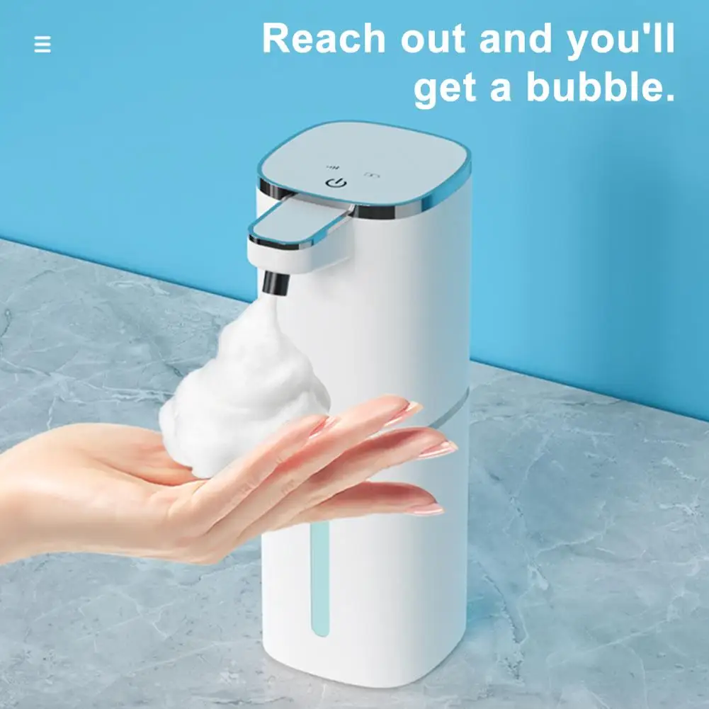 

Automatic Soap Dispenser,USB Rechargeable Hand Sanitizer Machine,Adjustable Volume 10-Second Continuous Flow Soap Dispenser