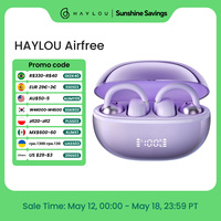 HAYLOU AirFree Ear Clip Earphones Bluetooth 5.4 Wireless Earbuds Dual-mic AI Noise Reduction Sports Headphones Smart LED Display