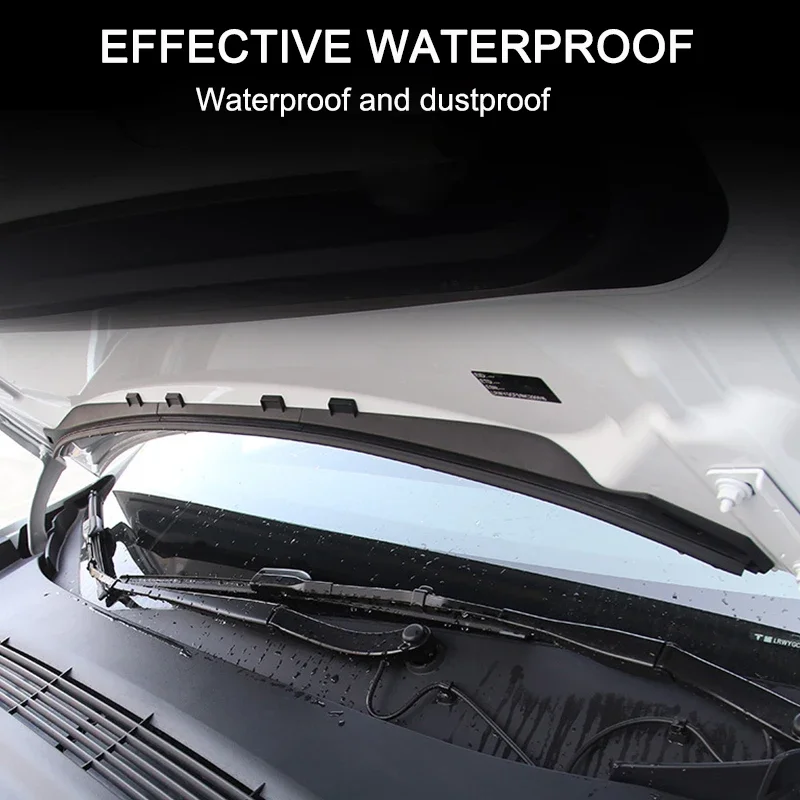 Front Hood Cover Sealing Strip For Tesla Model 3 Y Trunk Rubber Water Retaining Weatherstrip Air Intake Protect Car Accessories