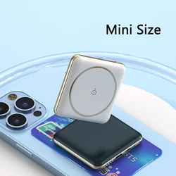 Magnetic Wireless Charger Power Bank 10000mAh for iPhone 15 14 13 12 Pro Max Mini Wireless Charging for Samsung S22 Xiaomi Mi