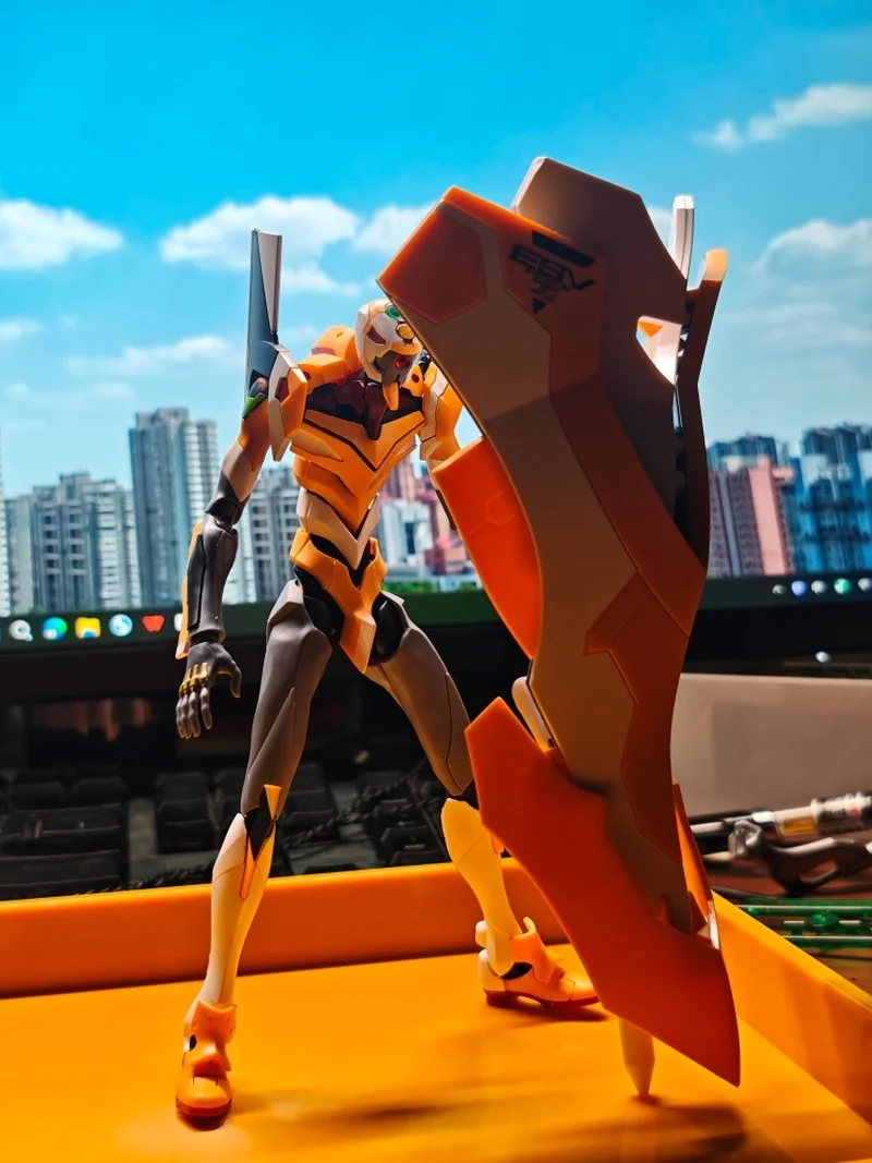 【En stock】Bloks Neon Genesis Evanglion versión legendaria Unidad 00 modificado Dx Deluxe Edition Anime Robot modelo de plástico regalo