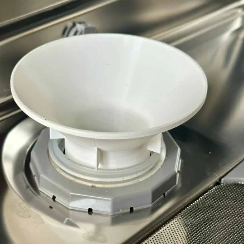 Universal 45mm Dishwasher Salt Funnel Water Softener Anti Spill Filling Tool For Dishwasher Maintenance Durable