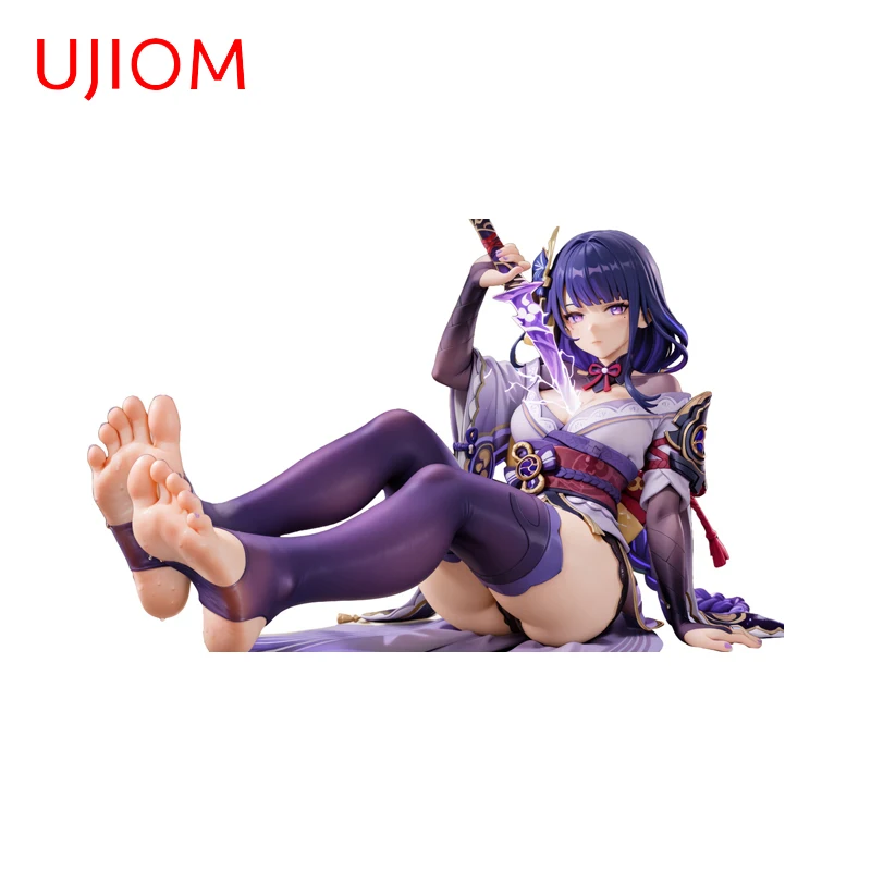 UJIOM Genshin Impact Raiden Shogun наклейки на стену для ног соблазнительная игра Waifu Sit наклейка устойчивая к царапинам аксессуары для украшения дома