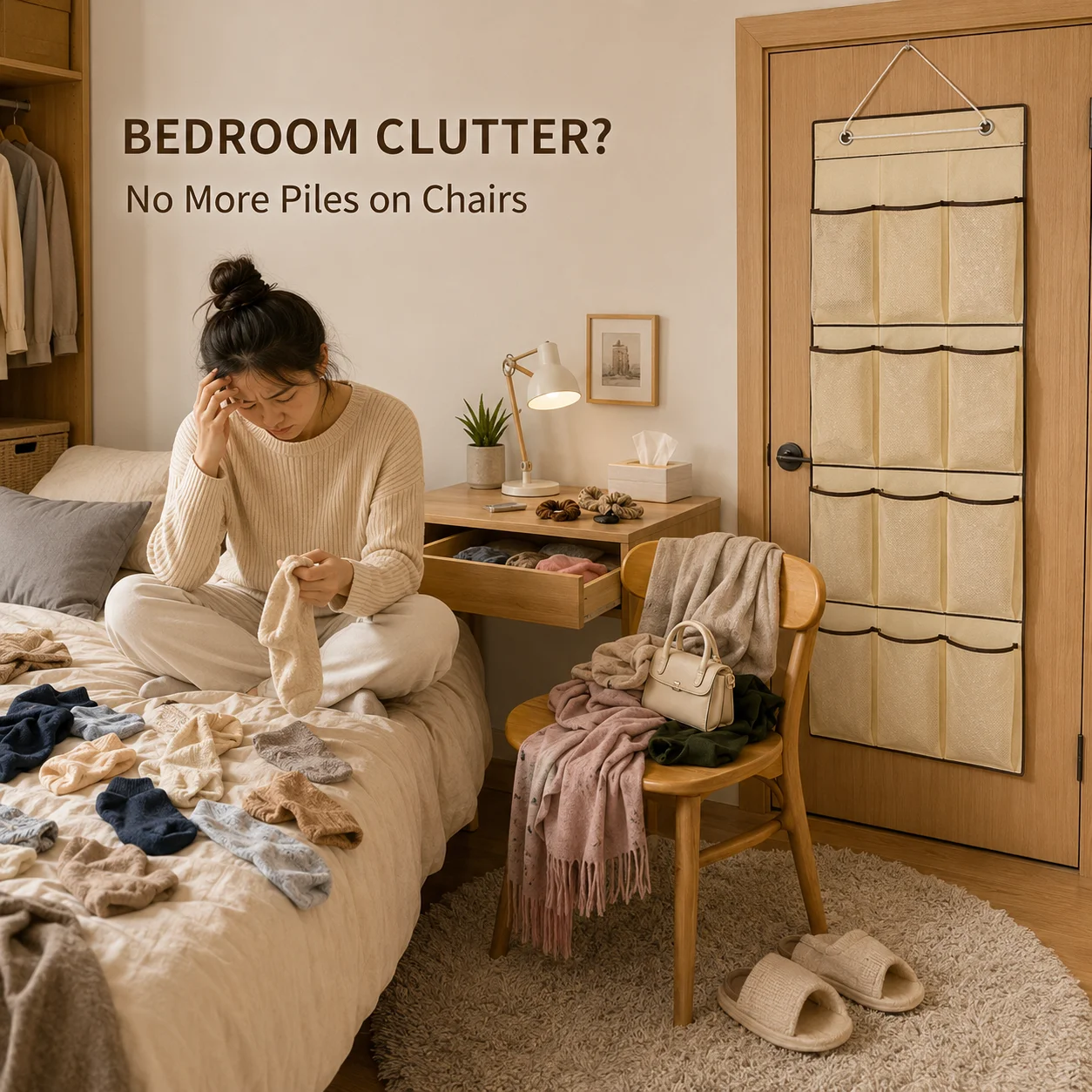 Small Apartment Bedroom Hangin - Sock Organizer Tray ulasan dan harga
