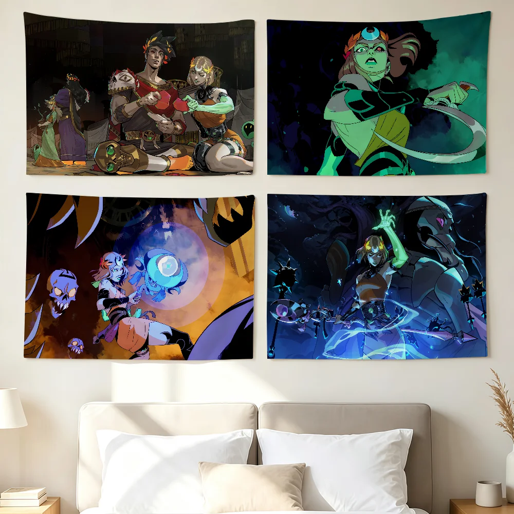 Adventure Games H-Hades 2 Flag Wall Decorations Home Decor Suitable For Living Rooms Bedrooms Dormitories Parties And Holidays
