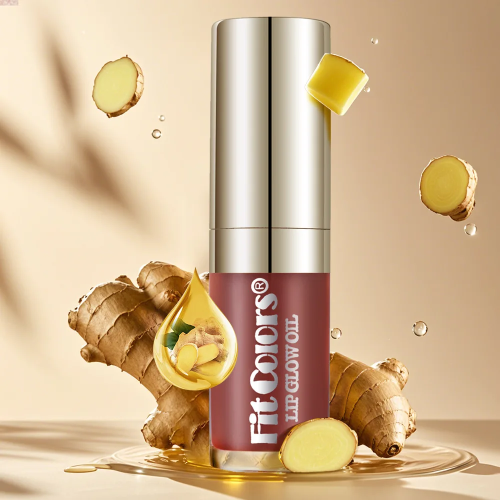 6 colors moisturizing pearlescent mirror lip glaze lip plumping honey lip oil large brush head lip