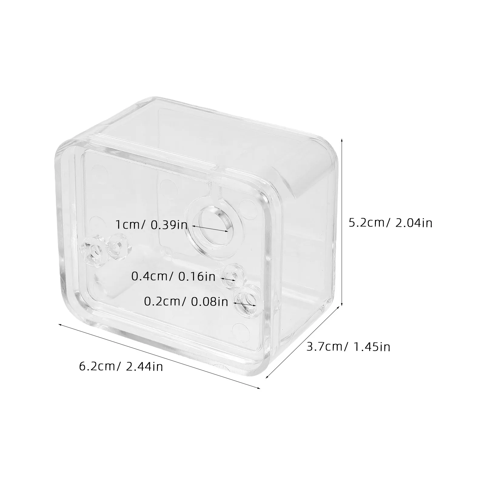 3pcs Transparent Acrylic Music Box Shell Kit – Easy DIY Assembly for Wind-Up Repair & Replacement
