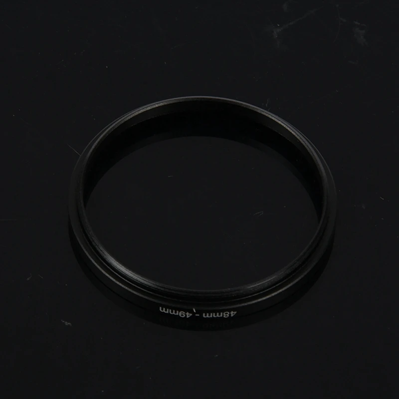 Objectif de filtre d'appareil photo, adaptateur de bague Step Up, 48mm-49mm, 5 pièces