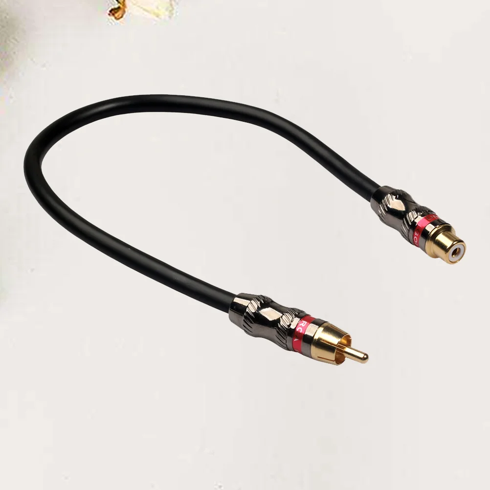 

0.3M Male To Female Audio Cable For Speaker Computer Subwoofer Extension Gold Plated Double Shielded Audio Video Cable Adapter