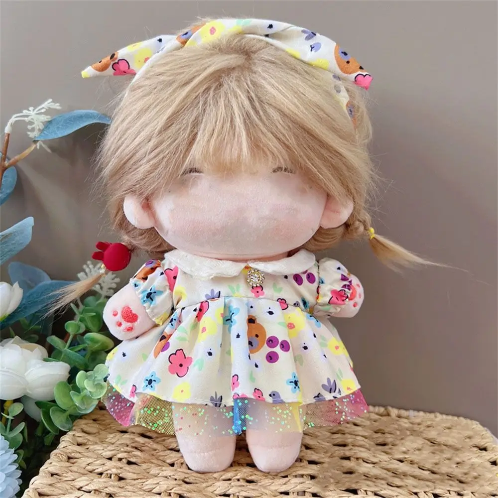 Ropa de muñeca Multicolor, vestido de princesa, traje en miniatura, accesorios para muñecas, conjunto de sombreros para muñecas de Cosplay, 20CM