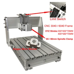 CNC 3040 6040 Aluminum Frame Kit 1605 Ball Screw DIY CNC Router Milling Engraving Machine Stroke 300x400x70mm 400x580x70mm