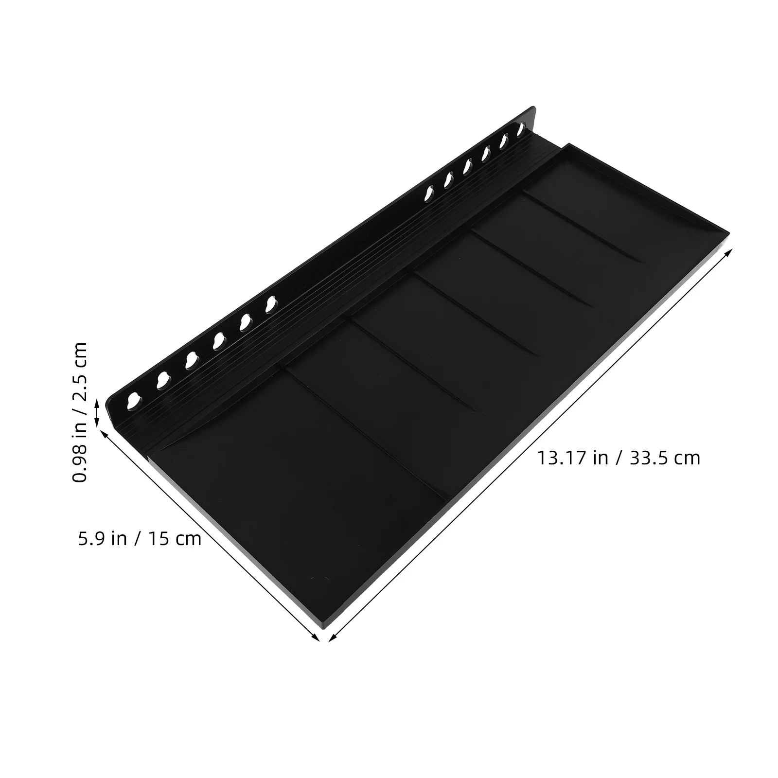 1 Set Portable Plastic Easel Tray For Artists Lightweight Sketching Shelf With Stable Structure Storage Compartments For Outdoor