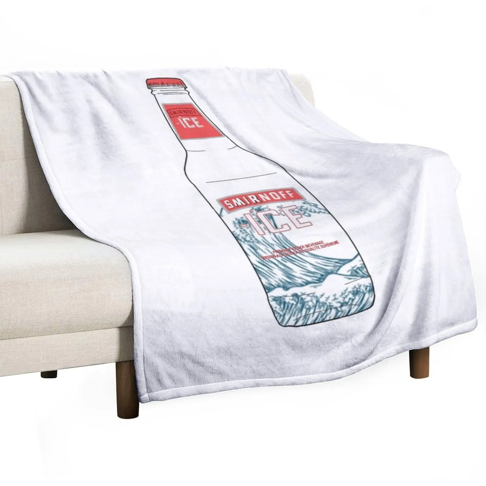 

Smirnoff Ice Wave Throw Blanket Winter beds Bed Fashionable funny gift Blankets