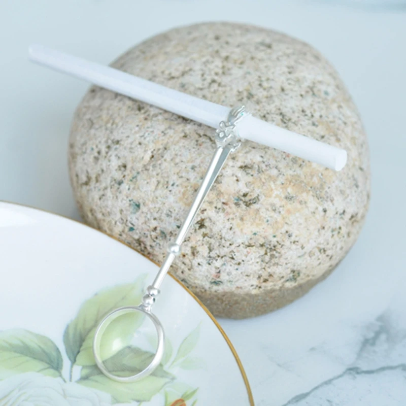 حامل سيجار كليب المدخن حامل السيجار حلقة اليد الحرة حامل رف اليد الصغيرة حامل سيجار للنساء الرجال المدخن F1FB #5