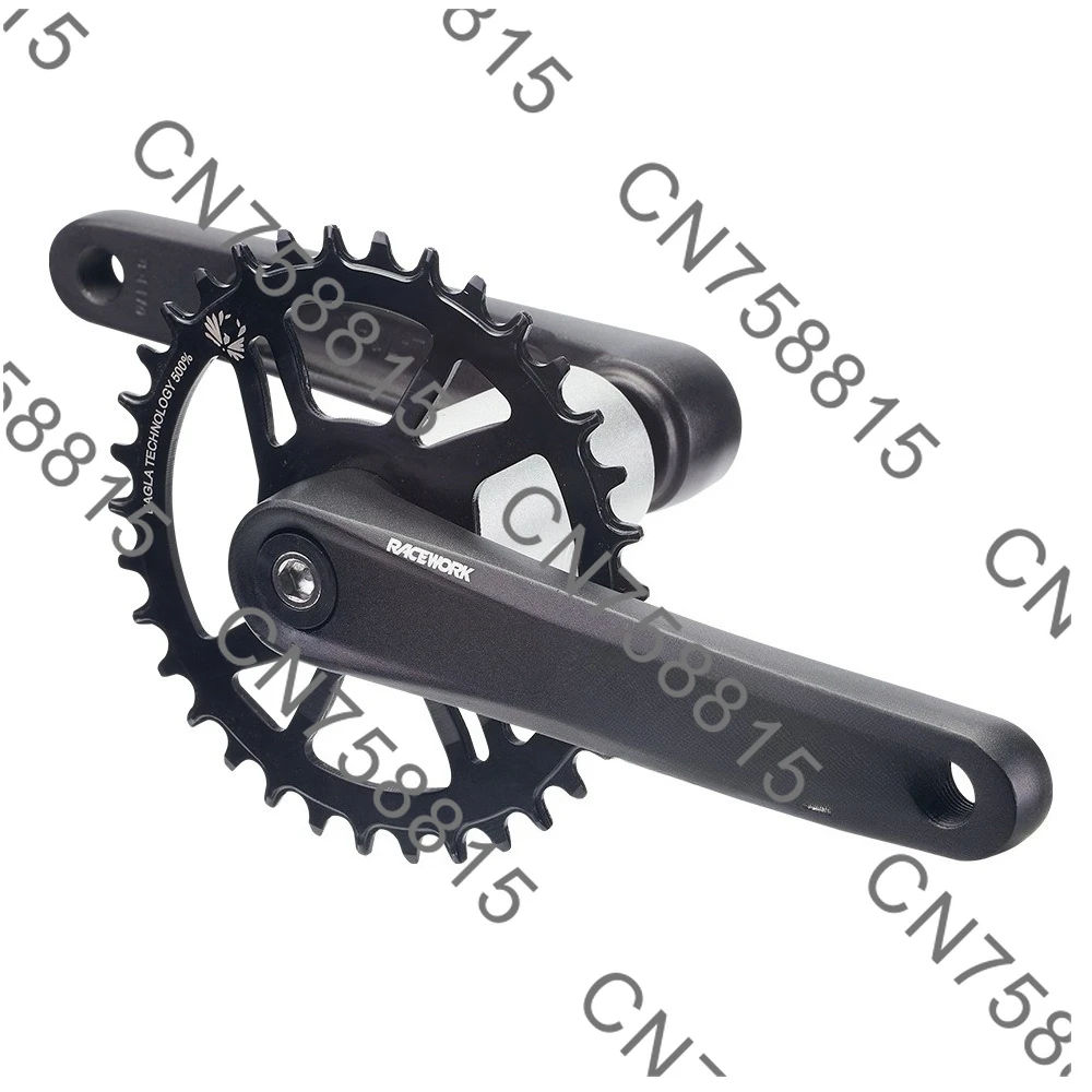 

Сверхлегкая зубная пластина из алюминиевого сплава 170/175 мм для горного велосипеда, кривошип с квадратным отверстием, аксессуары для модификации с одним диском