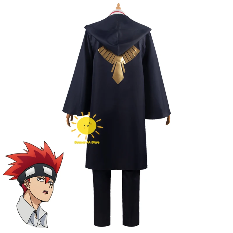 วิกผมเครื่องแบบนักเรียนอะนิเมะปาเป้าสำหรับผู้ชายผู้ใหญ่, ชุดคอสเพลย์ผู้หญิงปาเป้าปิ่นปักผมคอสเพลย์ mashle Magic and muscle DART Barrett