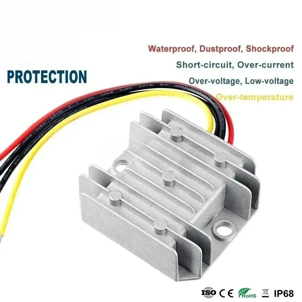 8-40V to12V Boost Buck Module 8-40V to 12V 1A 3A 6A Step Down/Up Voltage Stabilizer Regulator 36W DC-DC Converter for Car Solar