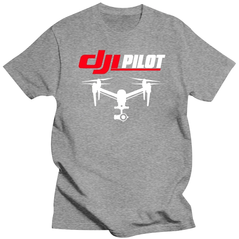 DJI PILOT INSPIRE 2. T-SHIRT Męskie koszulki Letni styl Moda Swag Męskie koszulki z krótkim rękawem Letnie koszulki z dekoltem w szpic