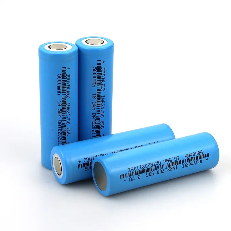 100% Original 21700 Battery 3.7V  21700 5000mAh High Rate Discharge Cell 50GRechargeable Lithium Batteries