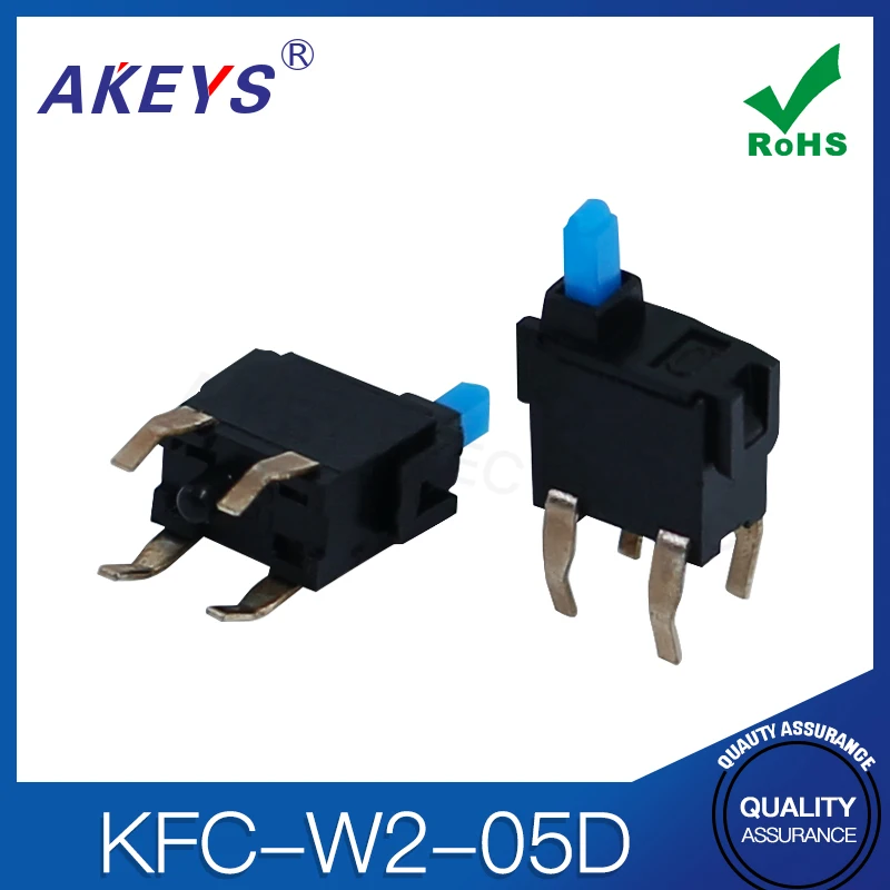 KFC-W2-05D Limit Switch 4-pin Straight Insert HD-01 Blue Handle Flash Door Reset Micro Point Detection