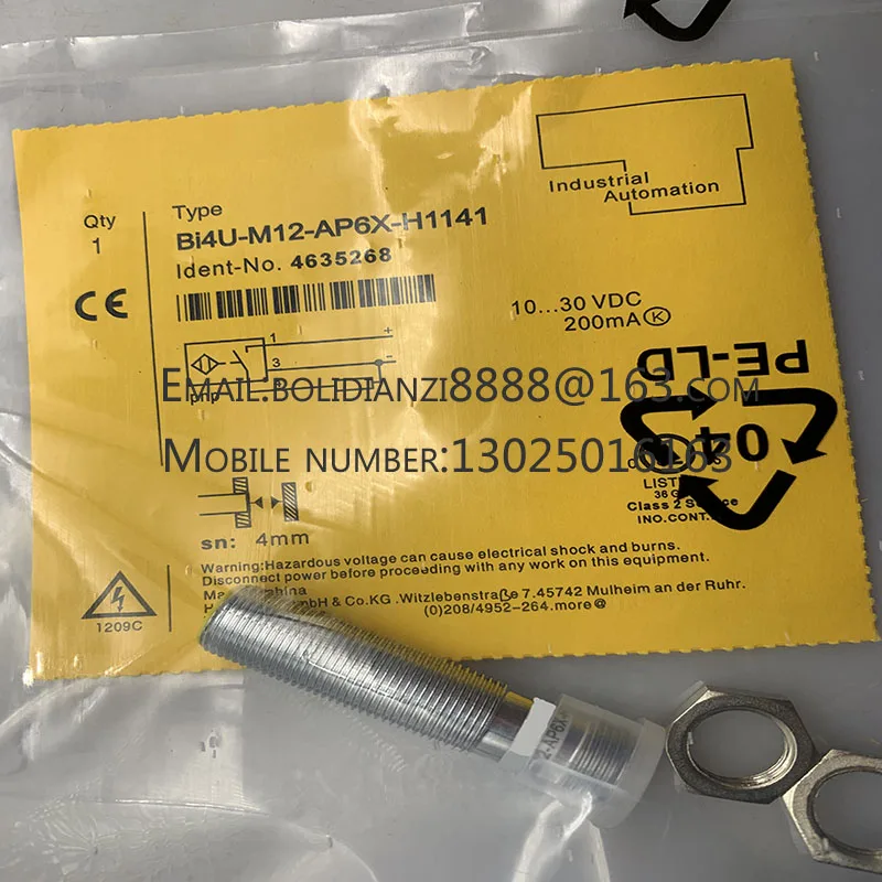 

The brand-new original sensor BI4-M12-AP6X-H1141/AN6X/RP6X One year warranty in stock