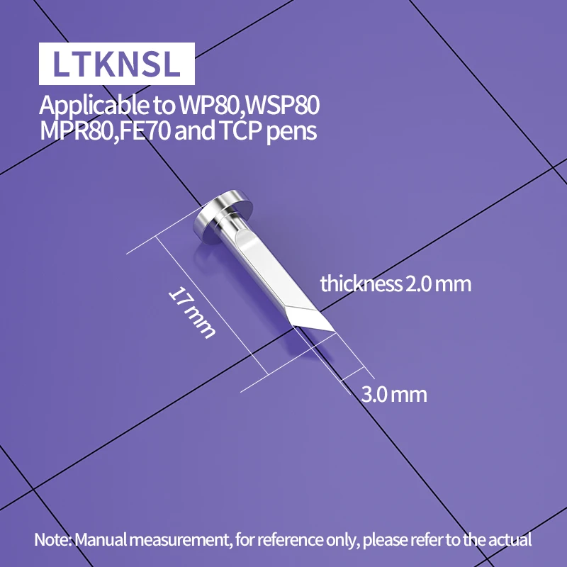 Imagem -05 - para Pontas de Ferro de Solda Weller Ltknsl Lt1lnw Lt1lx Lt22cp Lt33cp Compatibilidade Weller Wsd81 Wd1000 Estação de Solda Wp80 Wsp80