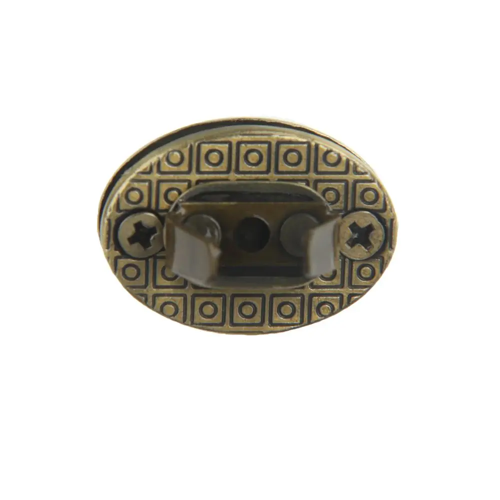 Exquisite Handbag Egg Shape Oval Clasp Turn Lock Hardware DIY